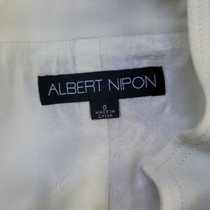 Albert Nipon White Blazer